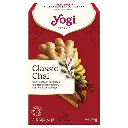 Yogi Tea Classic Chai Organic Bags 37.4g pack shot