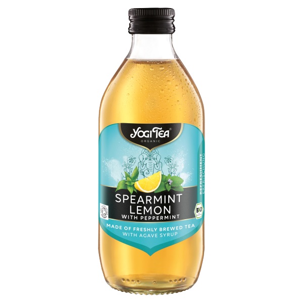 Yogi Tea Organic Spearmint Lemon & Peppermint 330ml pack shot