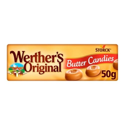 Werthers Original Butter Candies Roll 3pk (3 x 50g) pack shot
