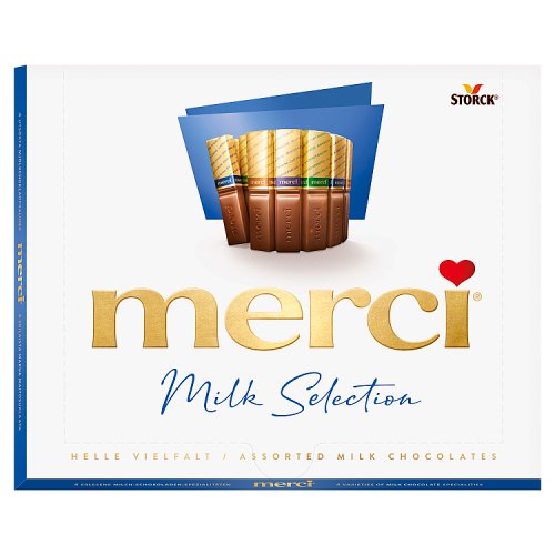 Merci Milk Finest Selection 250g pack shot