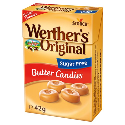 Werthers Original Sugar Free Carton 42g pack shot
