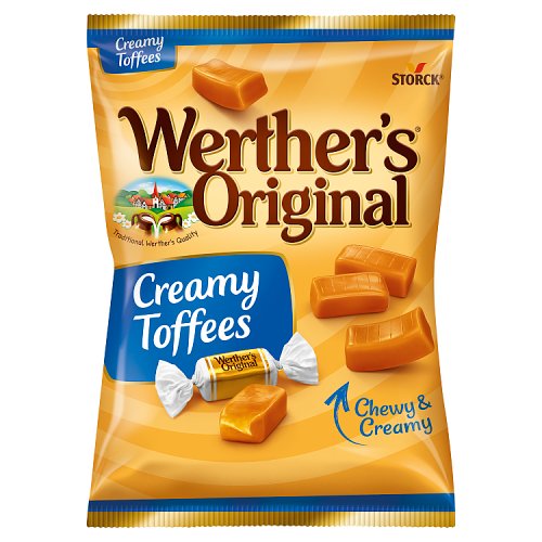 Werthers Original Chewy Toffee Bag 135g pack shot