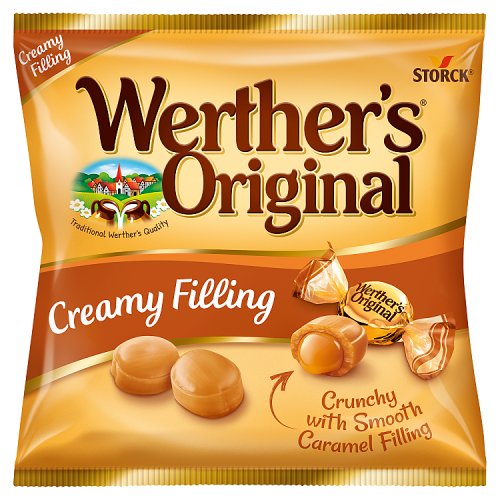 Werthers Orig Creamy Filling 125g pack shot
