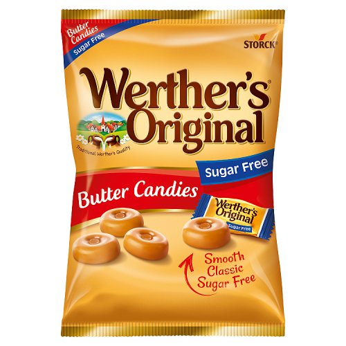 Werthers Original Sugar Free 80g pack shot