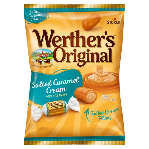 Werthers Salted Caramel Cream 125g pack shot