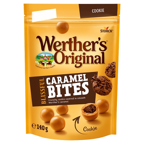 Werthers Blissful Bites Cookie 140g pack shot