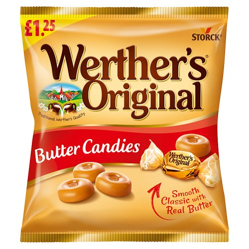 Werthers Originals Butter Candies PM £1.25 110g pack shot