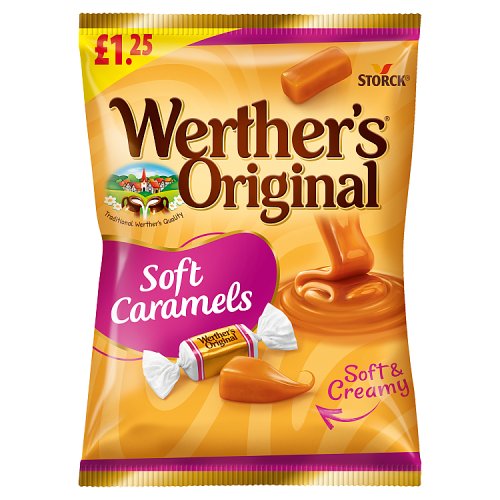 Werthers Originals Soft Caramels PM £1.25 110g pack shot