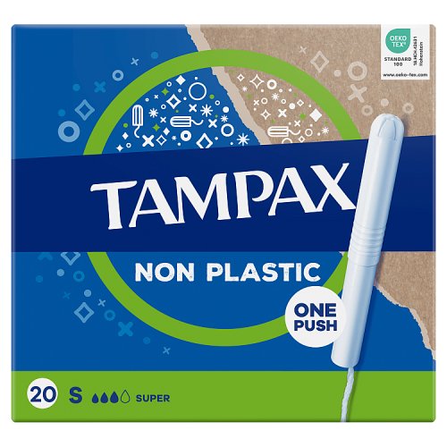 Tampax Super Card Applicator 20s pack shot