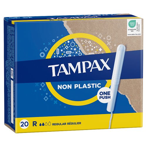 Tampax Regular Card Applicator 20s pack shot