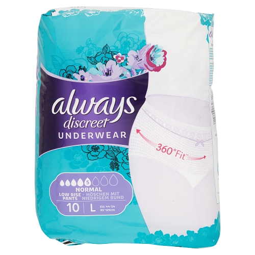 Always Discreet Large Pants 10s pack shot