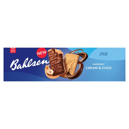 Bahlsen Leibniz Hazelnut Cream & Chocolate 100g pack shot
