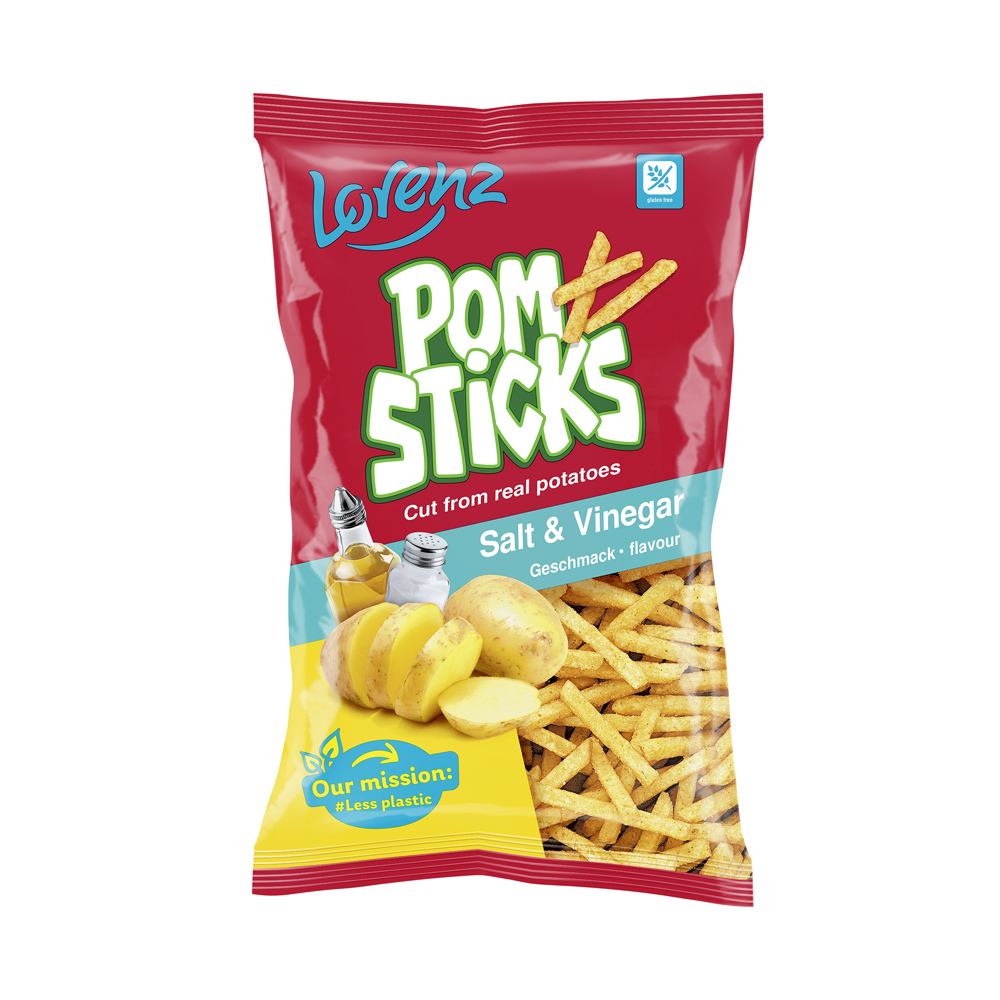 Lorenz Pomsticks Salt & Vinegar 85g pack shot