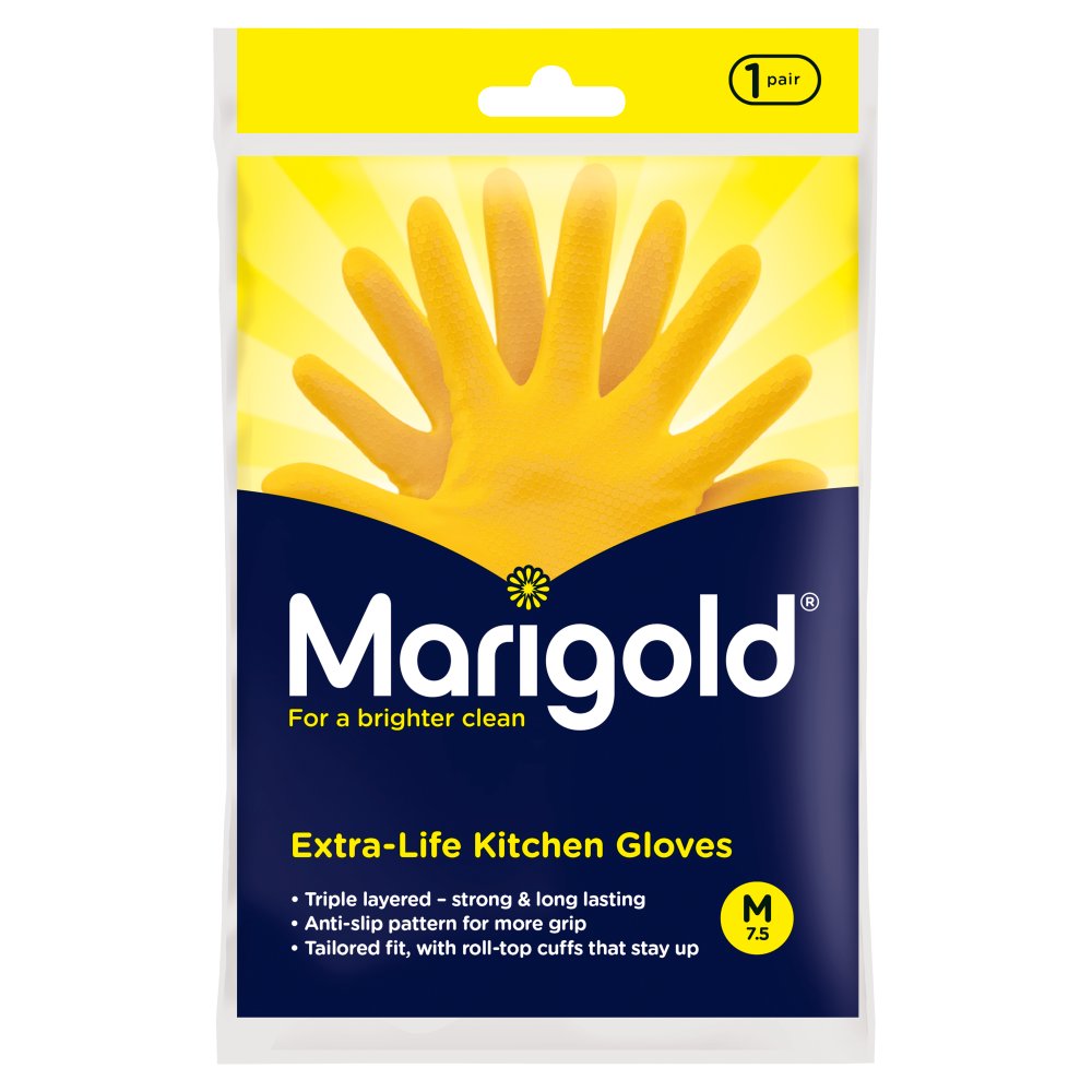 Marigold Kitchen Gloves Medium Pair 1s pack shot