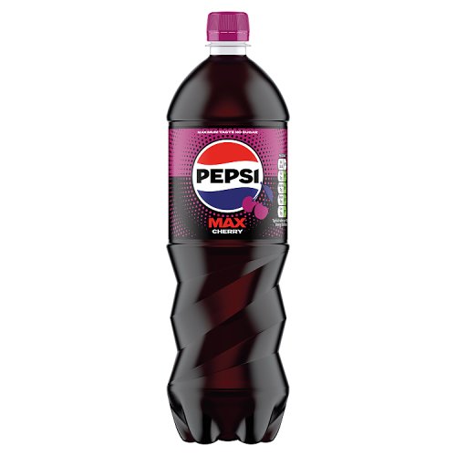 Pepsi Max Cherry PET 1.25Ltr pack shot