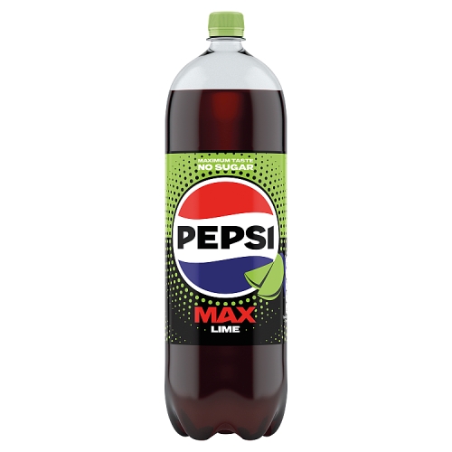 Pepsi Max Lime PET 2Ltr pack shot