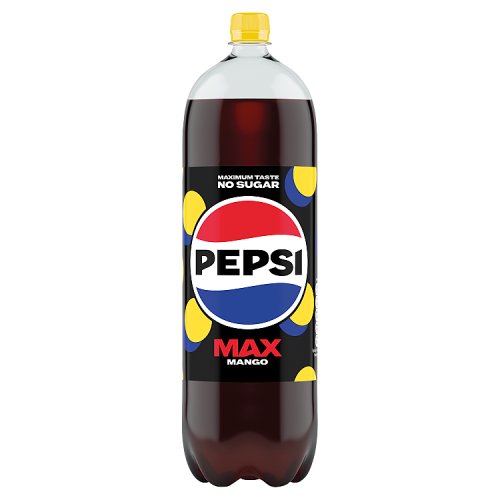 Pepsi Max Mango PET 2Ltr pack shot