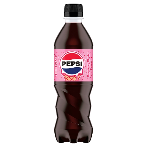 Pepsi Max Raspberry Ripple 500ml pack shot