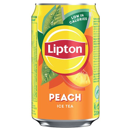 Lipton Ice Tea Peach 330ml pack shot