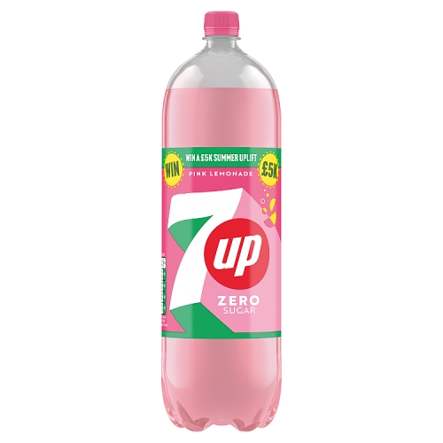 7Up Zero Pink Lemonade 2Ltr pack shot