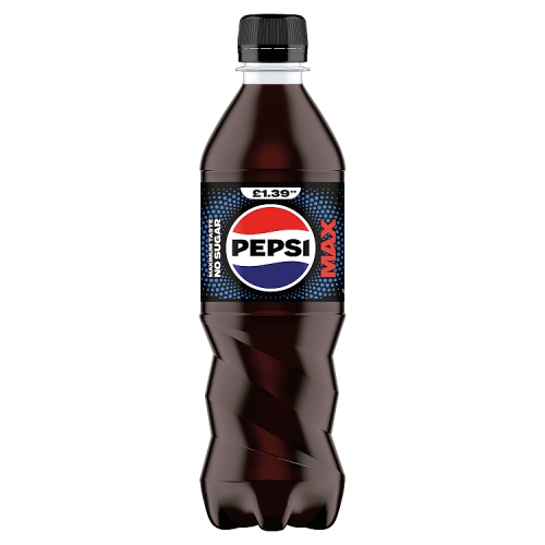 Pepsi Max 500ml PMP pack shot