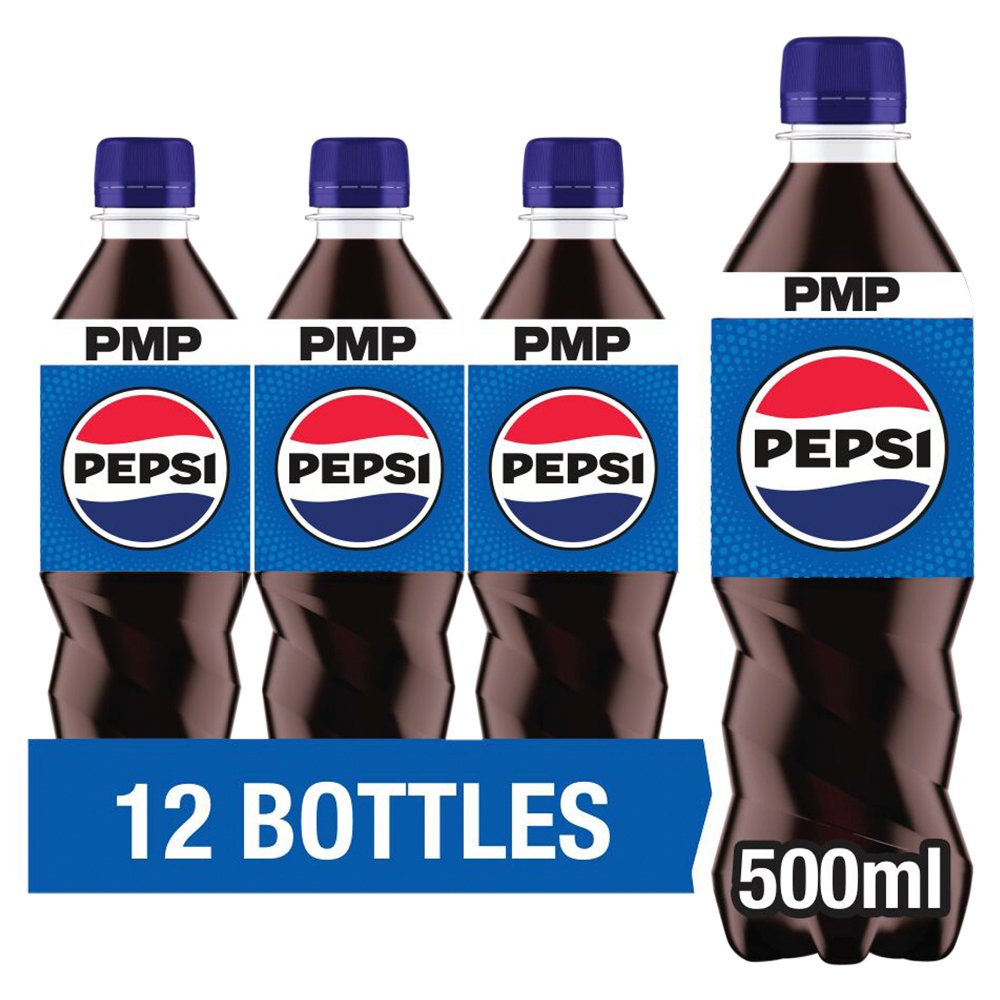 Pepsi Regular 500ml PMP pack shot