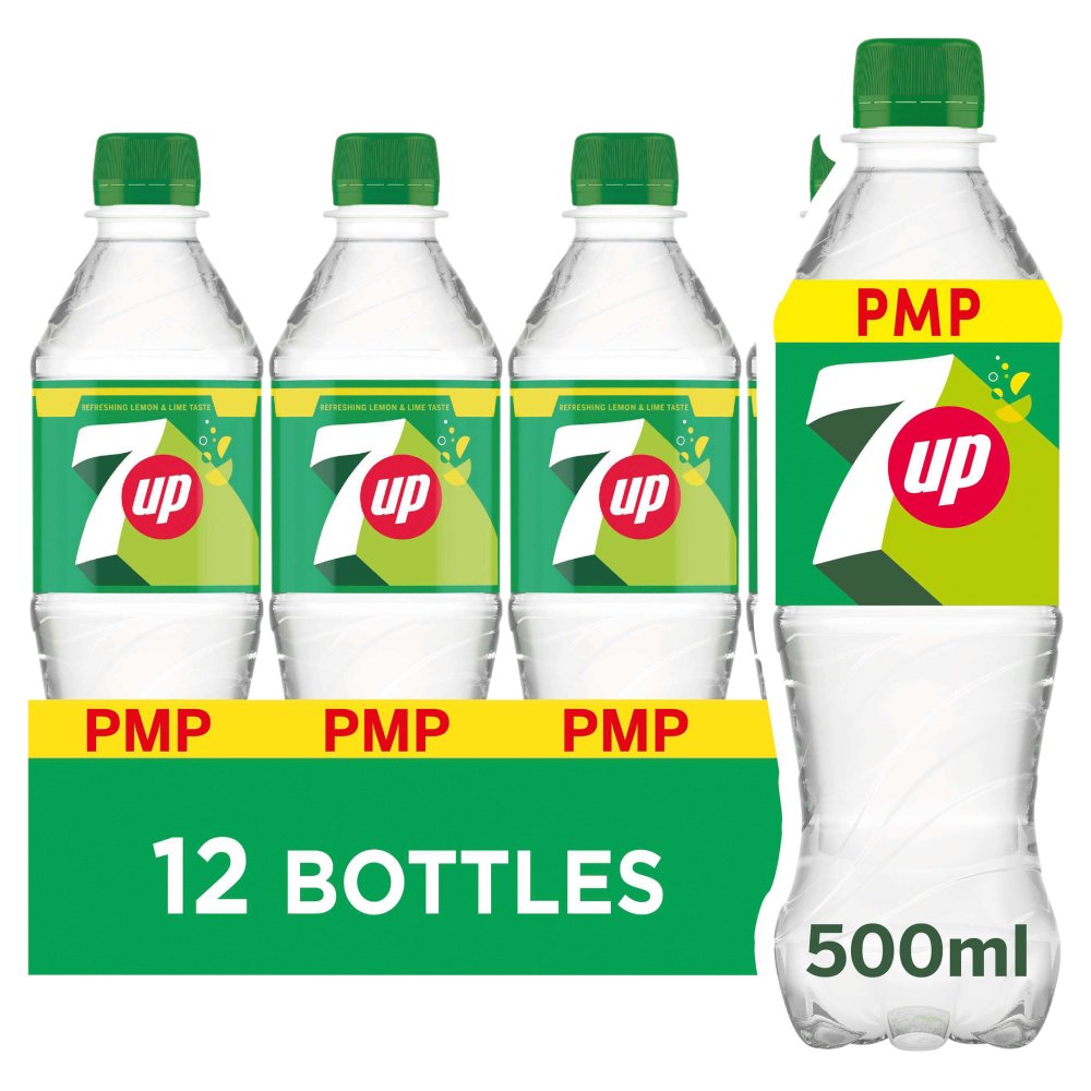 7Up Regular 500ml PMP pack shot