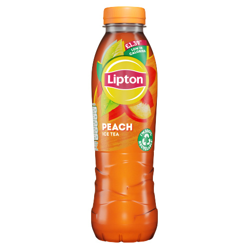 Lipton Ice Tea Peach 500ml PMP pack shot