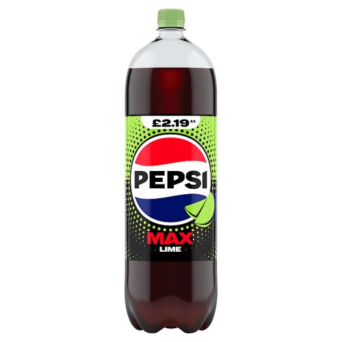 Pepsi Max Lime PM £2.19 2Ltr pack shot