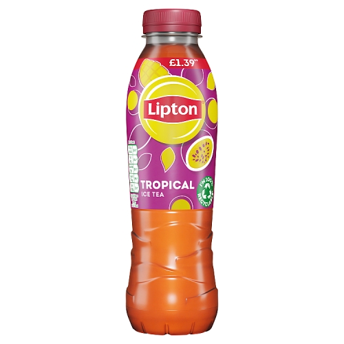 Lipton Ice Tea Tropical 500ml PMP pack shot