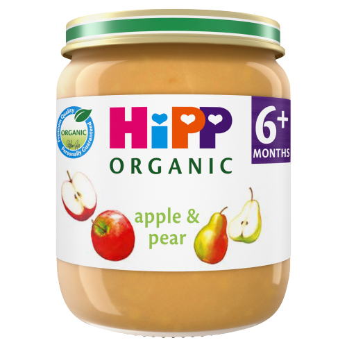 Hipp Organic Apple & Pear Pudding 125g pack shot