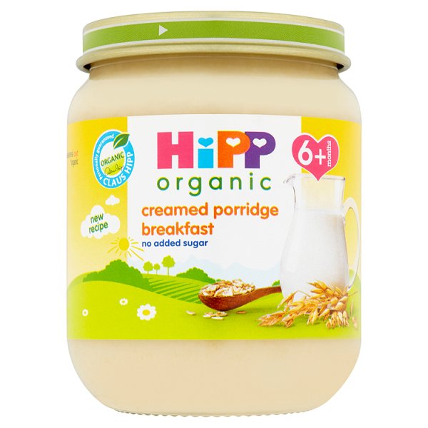 Hipp Organic Creamed Porridge 6m 125g pack shot