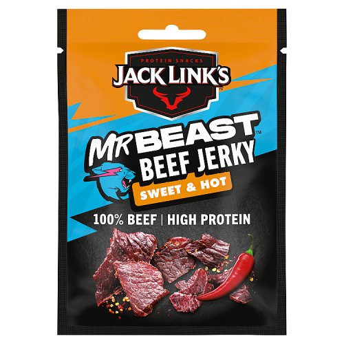 Jack Links Sweet & Hot Beef Jerky Clipstrip 25g pack shot