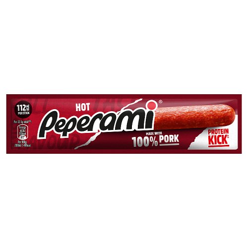 Peperami Hot 22.5g pack shot