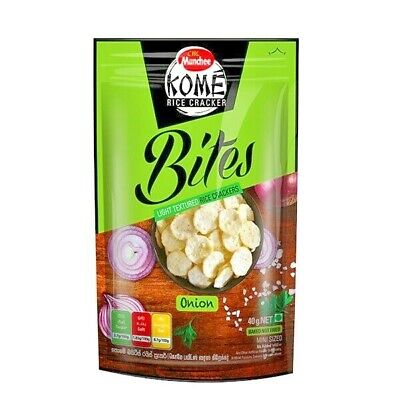 Munchee Kome Rice Cracker Onion 40g pack shot