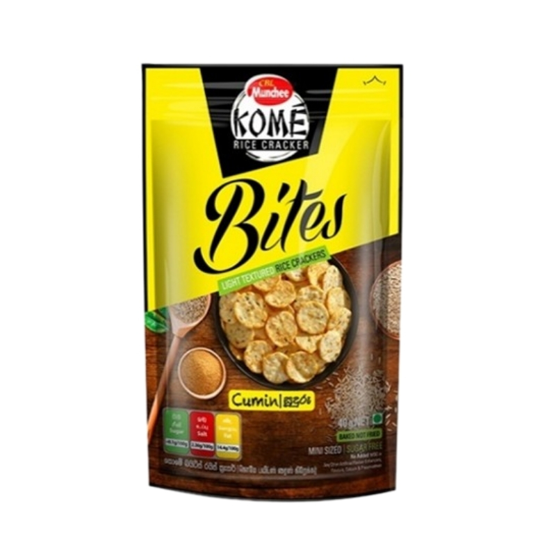 Munchee Kome Rice Cracker Cumin 40g pack shot