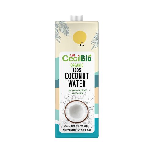 Cecil Coconut Water 100% Organic 1Ltr pack shot