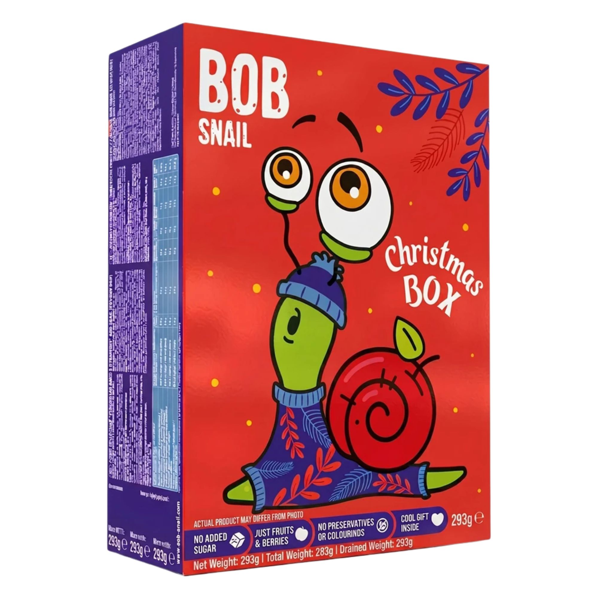 Bob Snail Gift Box 293g pack shot