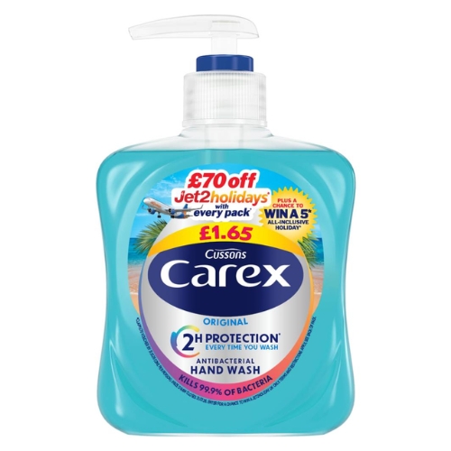 Carex Handwash Original 250ml PMP pack shot