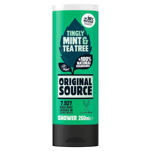 Original Source Shower Mint & Tea Tree 250ml pack shot