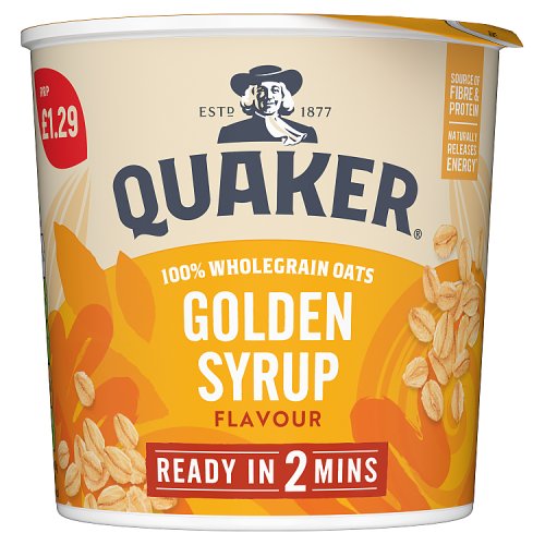 Quaker Oat So Simple Porridge Pot Golden PM £1.29 57g pack shot