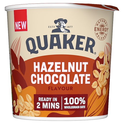 Quaker Oat So Simple Pot Hazelnut Chocolate 58g pack shot