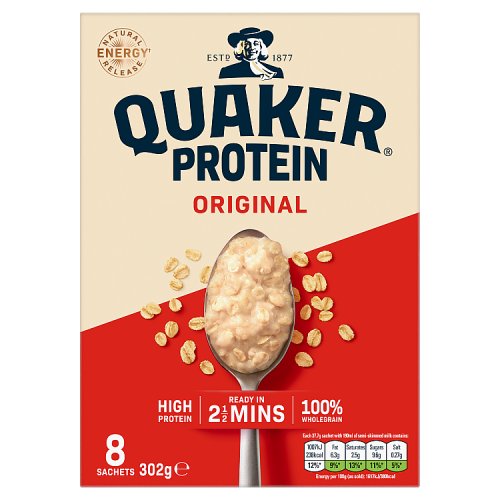 Quaker Oat So Simple Original Porridge Sachets 8pk (8 x 37.7g) pack shot