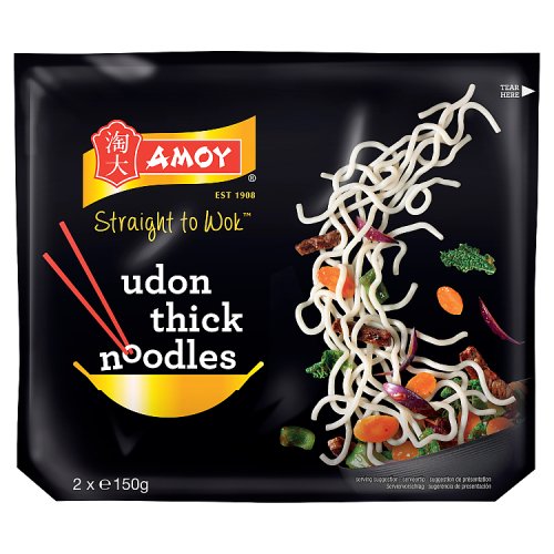 AMOY Noodles Udon (2 x 150g) pack shot