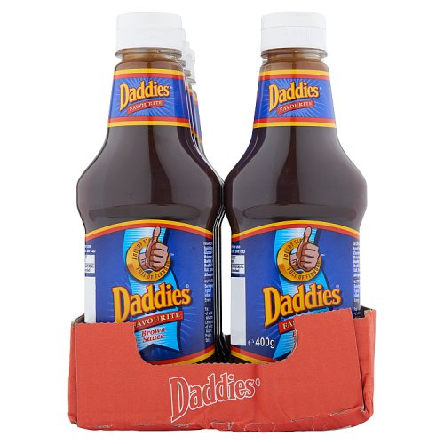Daddies Brown Sauce Squeeze 400g pack shot