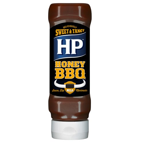 HP BBQ Sauce Honey Woodsmoke 465g pack shot