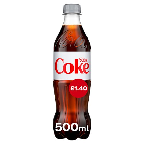 Diet Coke PM £1.40 500ml pack shot