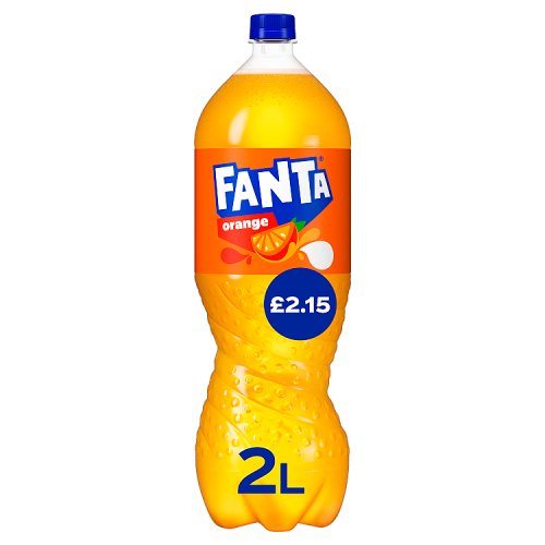 Fanta Orange 2Ltr PMP pack shot