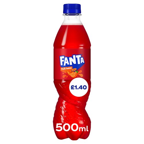 Fanta Fruit Twist PM £1.40 500ml pack shot