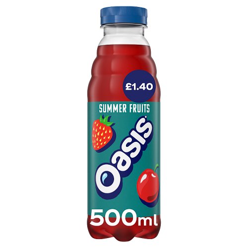 Oasis Summer Fruits 500ml PMP pack shot